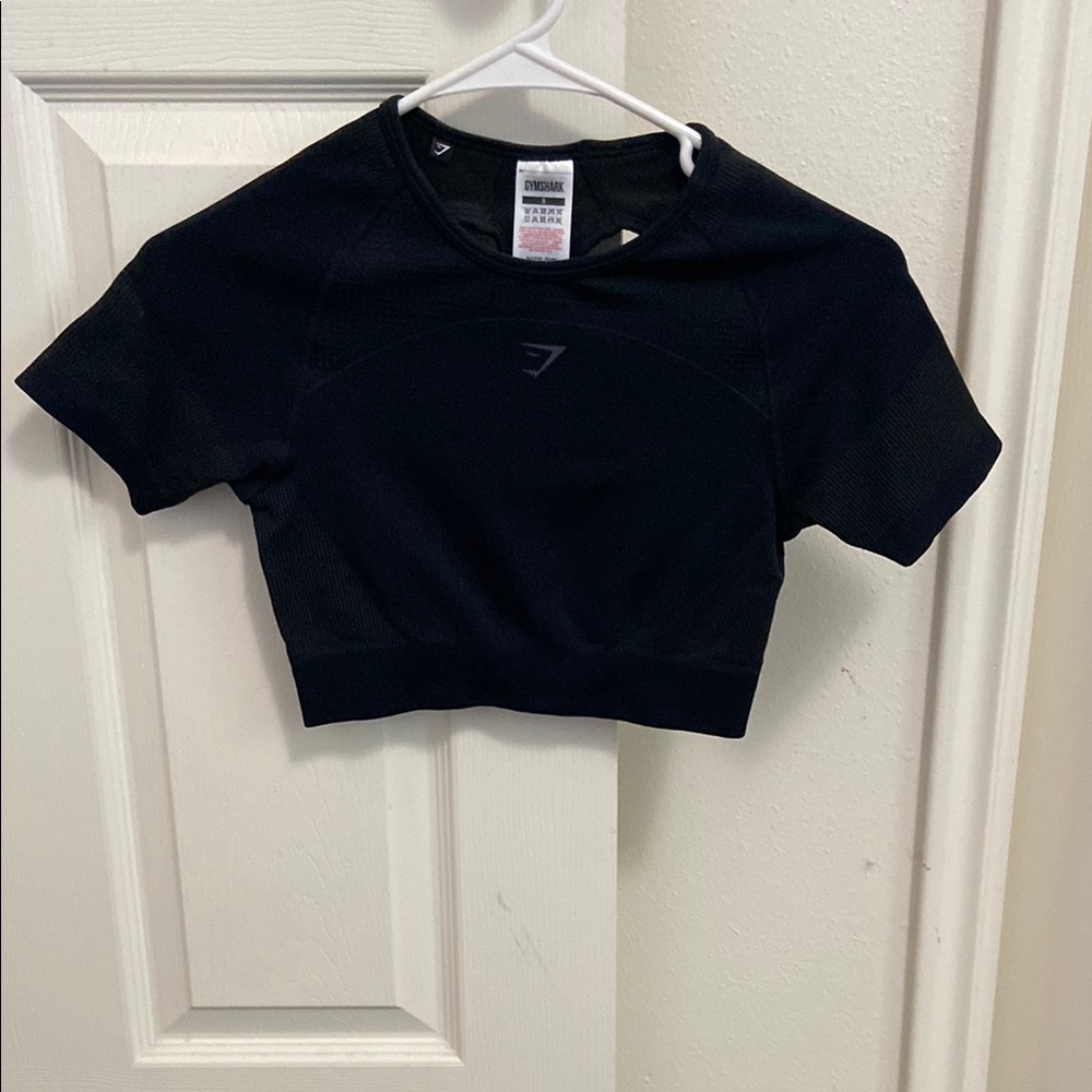 Gymshark Black Crop Top